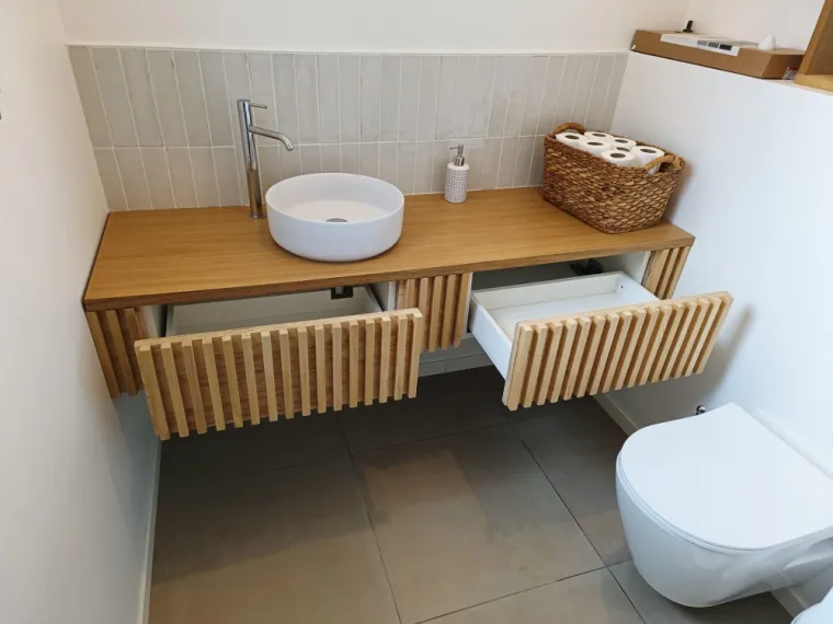 Création de meuble de salle de bain, Mouscardès, Menuiserie Ludovic Gontero